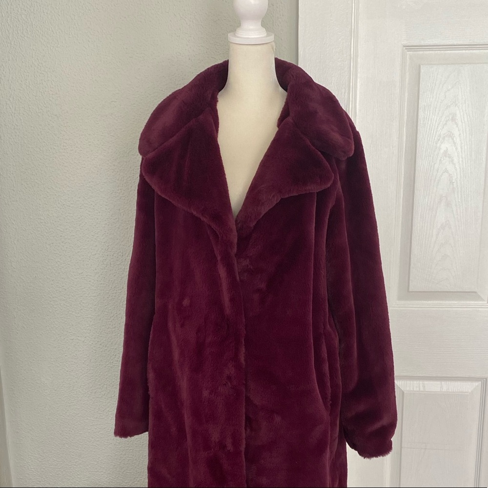 Sangria Avec Les Filles Faux Fur Coat